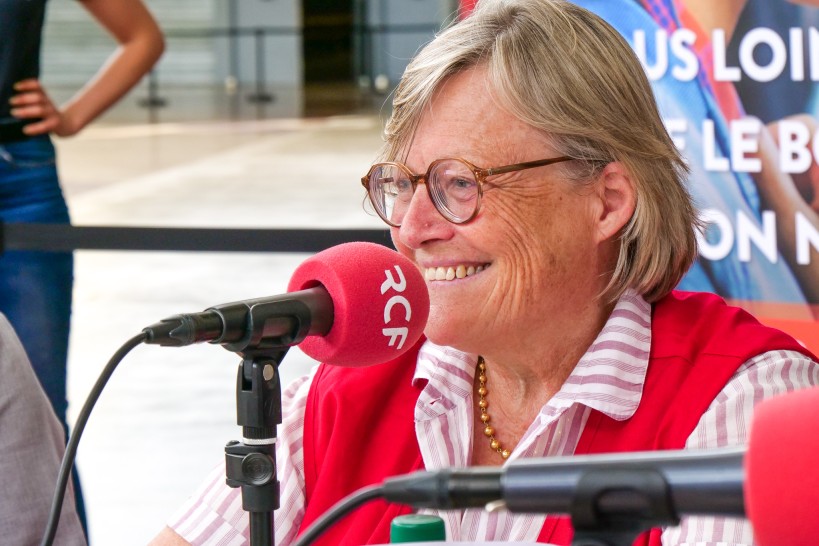 Marie-Dominique Schmitz, arrière-arrière-petite-fille du frère aîné des Jaricot, Paul - © RCF Lyon (Grégoire Soual-Dubois)