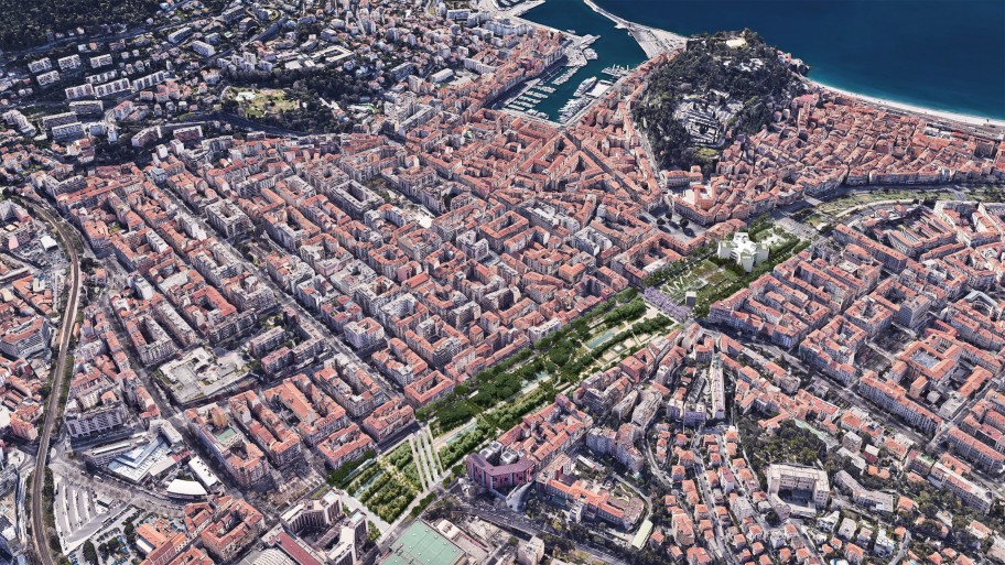 Vue aérienne - Photo : Ville de Nice 