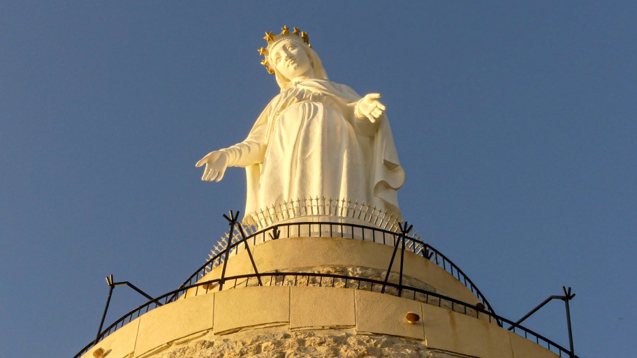 La statue de Notre-Dame-du-Liban à Harissa © RCF Lyon (JB Cocagne)