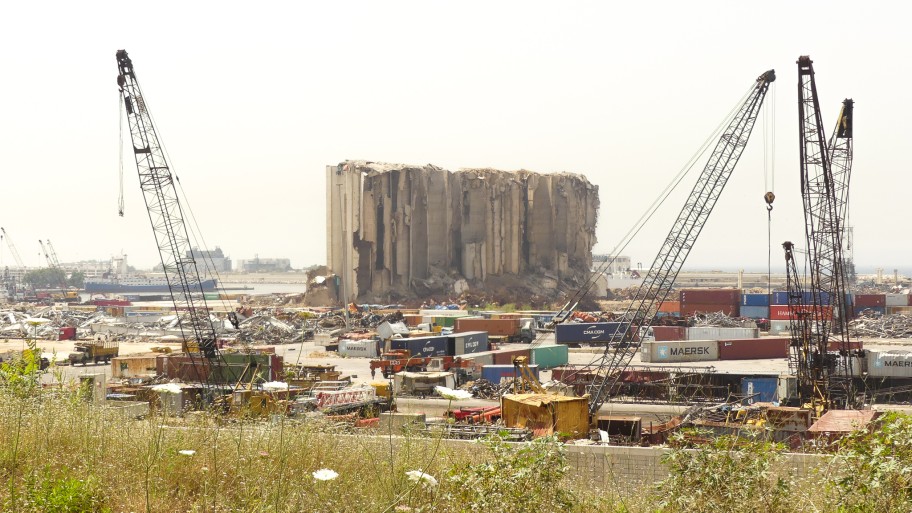 Le port de Beyrouth, deux ans après l'explosion du 4 août 2020 © RCF Lyon (JB Cocagne)