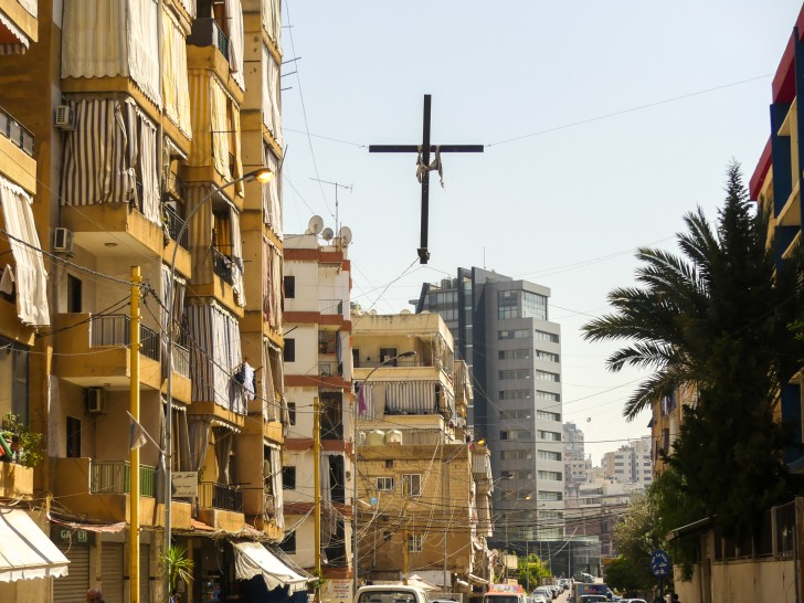 Une rue du quartier de Bourj Hammoud © RCF Lyon (JB Cocagne)