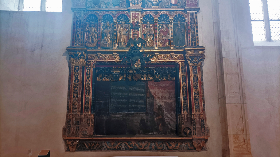 L'Enfeu de René II, un ensemble sculpté intégré au mur, église des Cordeliers (Nancy). ©RCF Lorraine Nancy