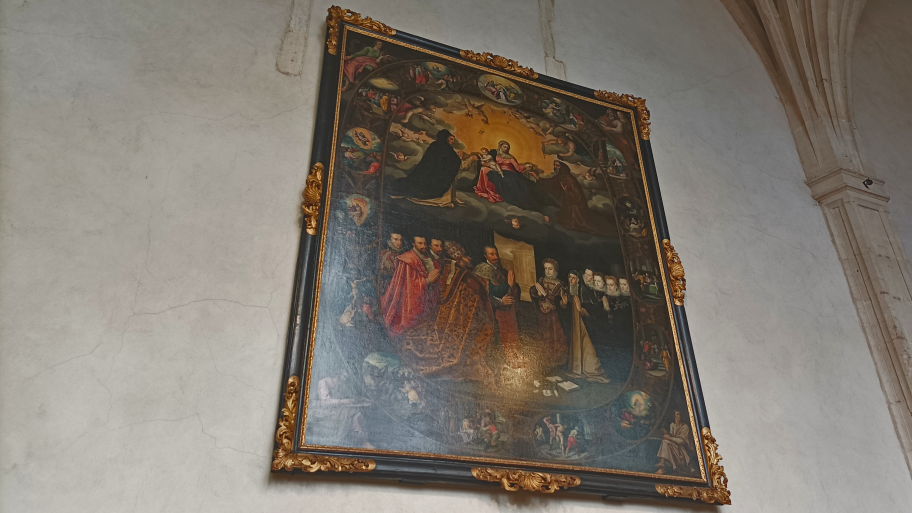L’Institution du Rosaire, une grande huile sur toile peinte en 1597, église des Cordeliers (Nancy). ©RCF Lorraine Nancy