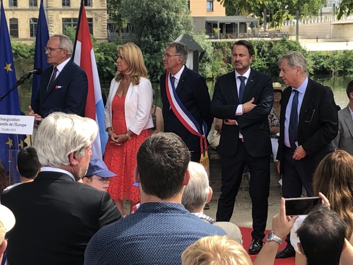 Moselle : Retour sur l’inauguration de la passerelle de l’Europe à Thionville