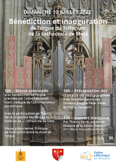 Inauguration de l’orgue du triforium et concerts d’été