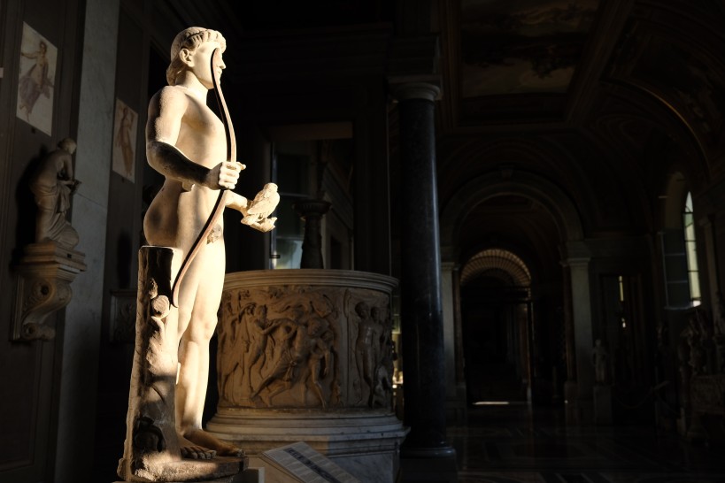 Statue exposée dans les musées du Vatican @Nina Pavan