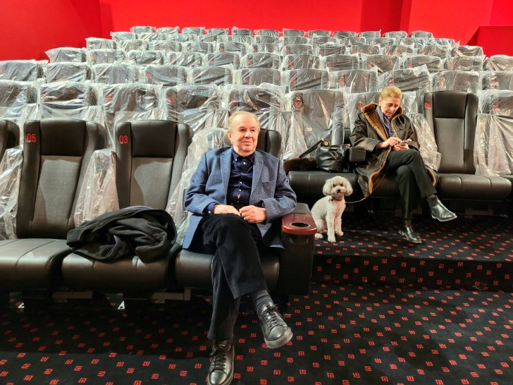 Jean-Pierre Lemoine, et son épouse, présents à Annecy pour l'ouverture du multiplex ©Victorien Duchet/RCF Haute-Savoie