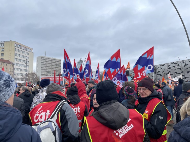 Réformes des retraites : les images de la manifestation du 31 janvier à Metz