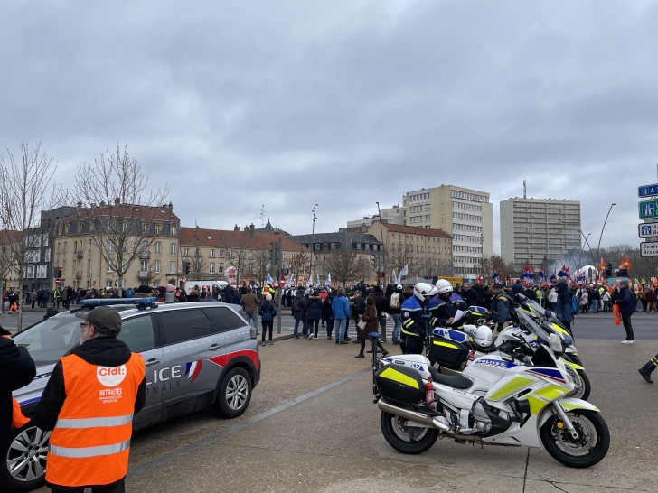Réformes des retraites : les images de la manifestation du 31 janvier à Metz