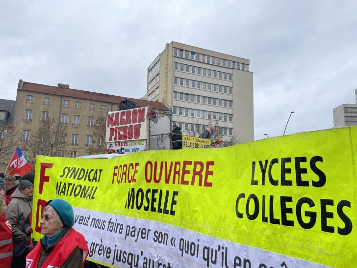 Réformes des retraites : les images de la manifestation du 31 janvier à Metz