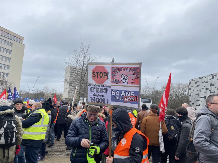 Réformes des retraites : les images de la manifestation du 31 janvier à Metz