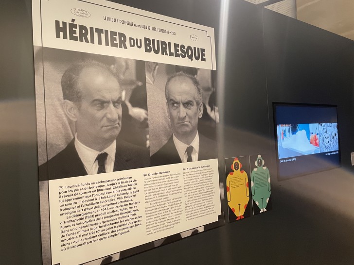 Exposition Louis de Funès à Vic-sur-Seille, les images