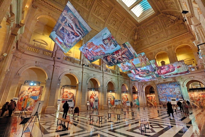 La Chapelle Sixtine dans le grand Hall du Palais de la Bourse (3)