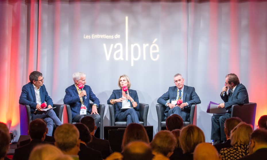 (de gauche à droite) Jérôme Chapuis, Denis Duverne, Marguerite Bérard, François Molins et Philippe Lansac - © tekoaphotos
