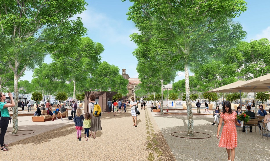 Future promenade piétonne - Mairie de Cannes 