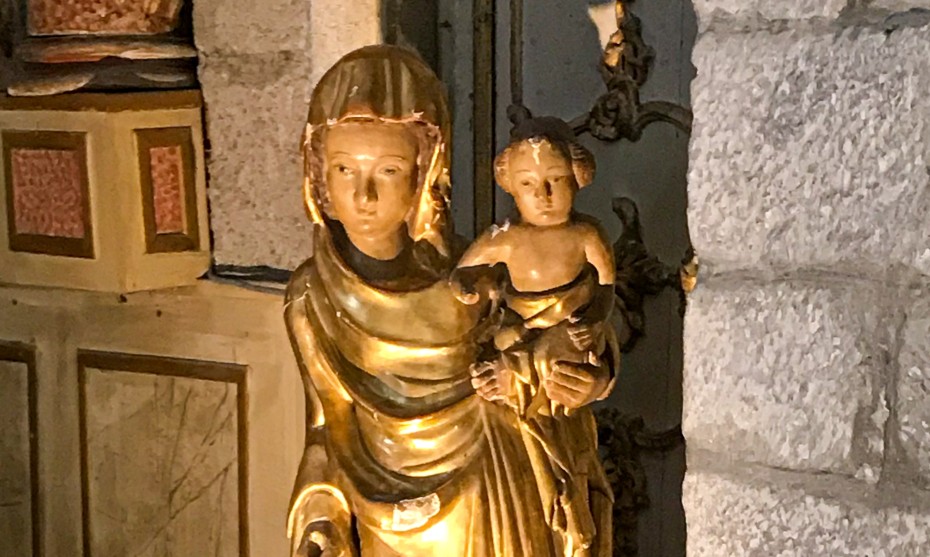 statue de Bernadette dans la chapelle du château de Lourdes - © RCF Lyon (Lætitia de Traversay)