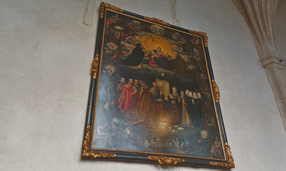 L’Institution du Rosaire, une grande huile sur toile peinte en 1597, église des Cordeliers (Nancy). ©RCF Lorraine Nancy