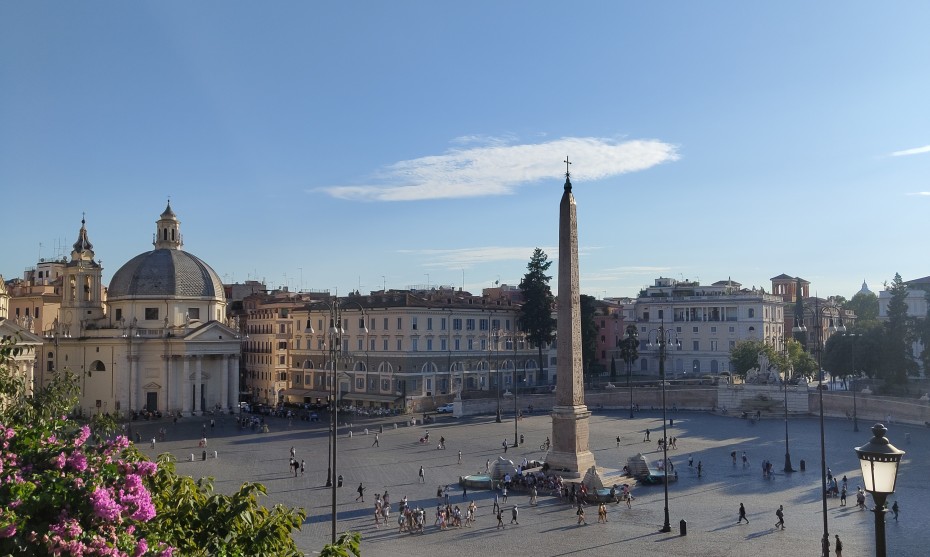 Place du Peuple à Rome @Nina Pavan