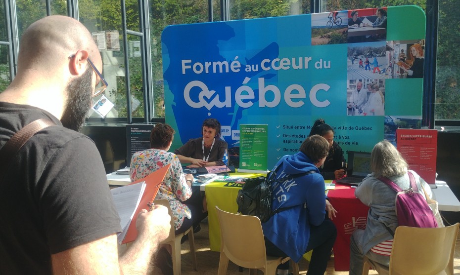 Le Mois du Québec à Bourges le 19 octobre dernier © RCF - Guillaume Martin-Deguéret.
