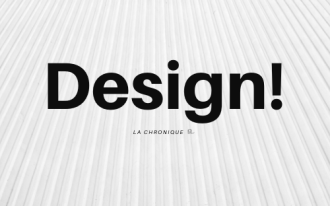 Design La chronique